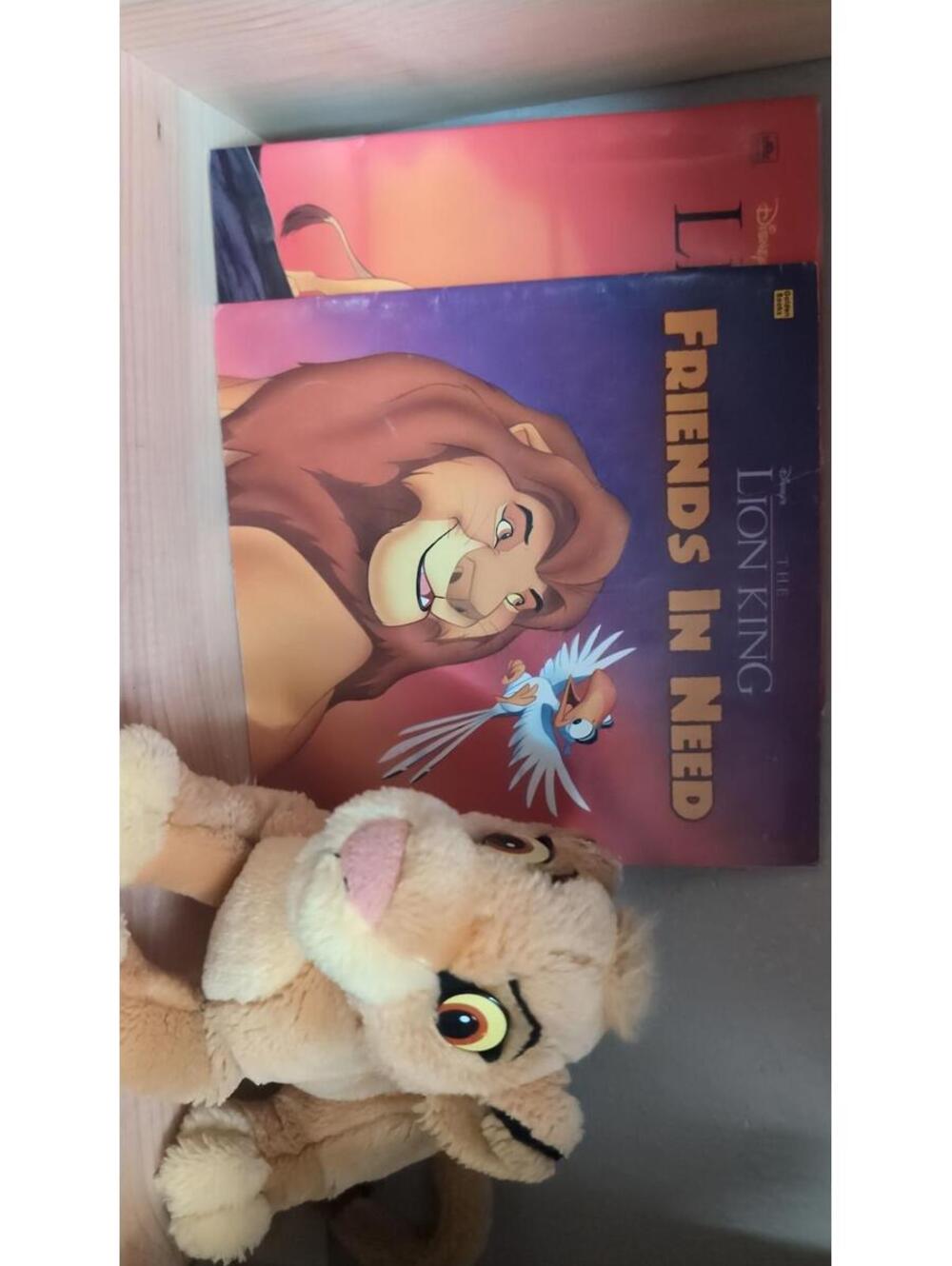 The Lion King Plush Toy and Two Books